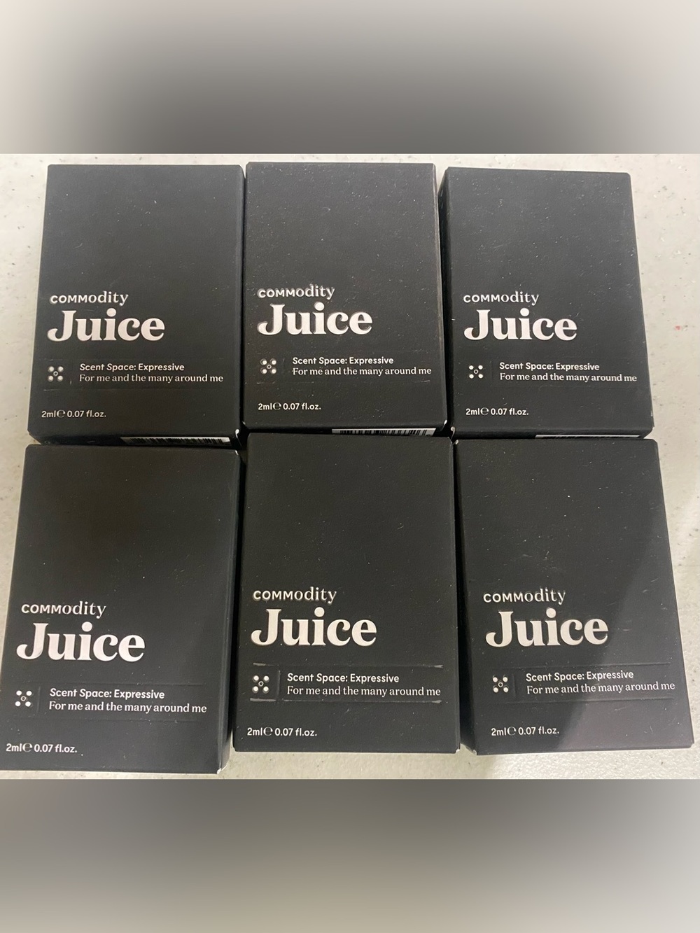 Brand new Commodity Juice Scent Space: Expressive Fragrance 2ml (6 Pack)